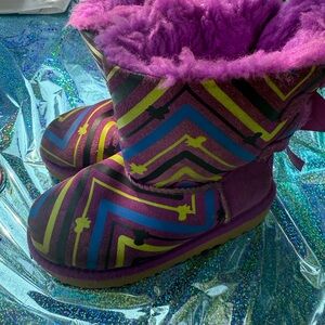 UGG Purple Fuzzy Boots